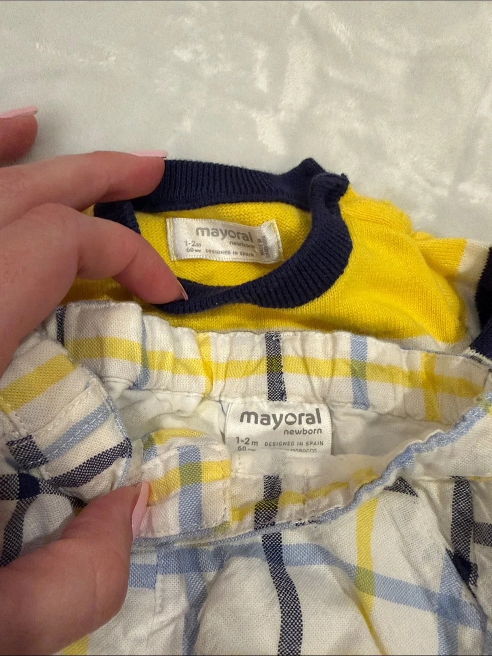 Mayoral Baby Sweater & Shorts